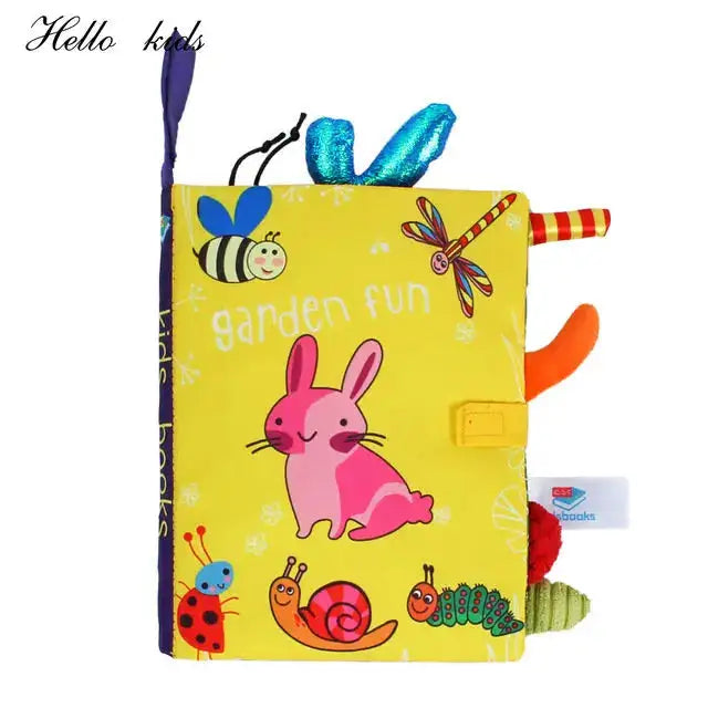 Baby 3D Soft Books Activity Quiet Cloth Book