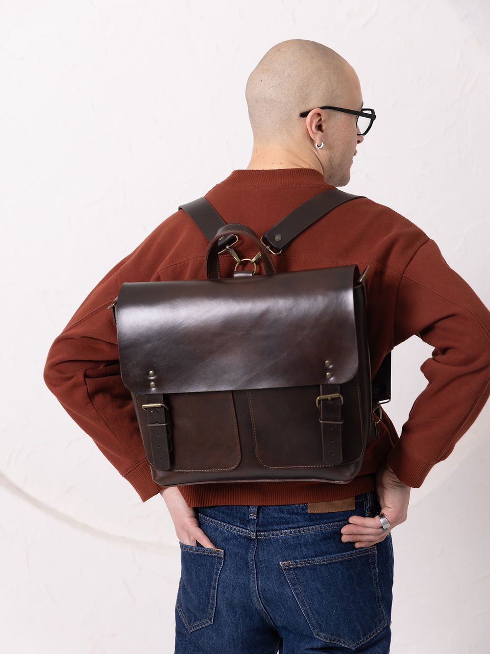 BENJAMIN Backpack - Dark Chocolate