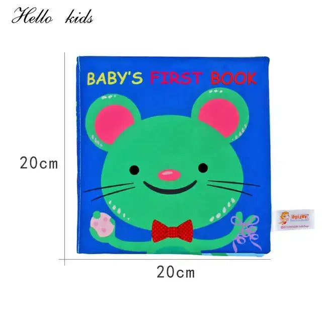 Baby 3D Soft Books Activity Quiet Cloth Book