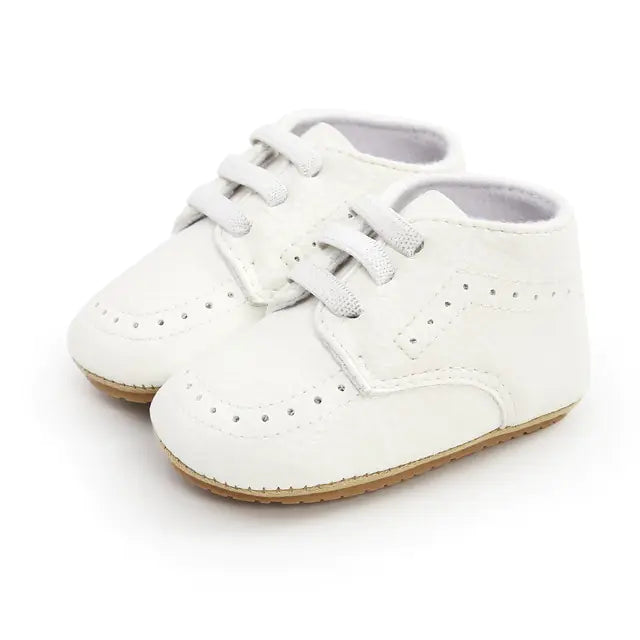 Multicolor Retro Leather Shoes Baby