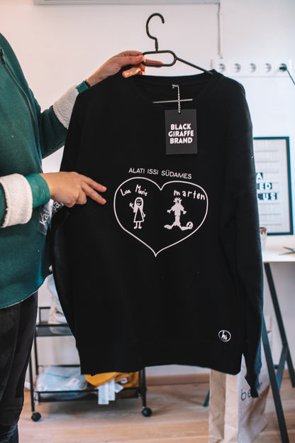 Sweatshirt With Your Child's Drawing