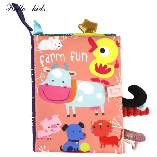 Baby 3D Soft Books Activity Quiet Cloth Book