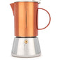 La Cafetière Polished Stainless Steel Copper Stovetop - 300 ml