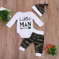 Baby Boy Camo Tops Romper Pants