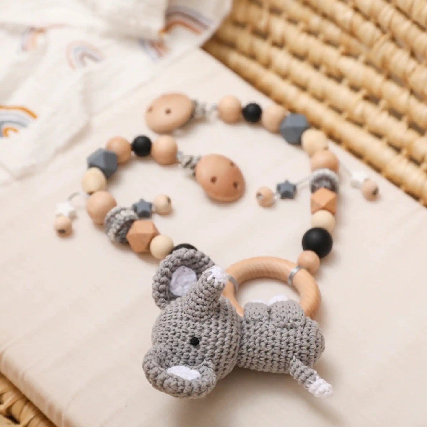 Happy Hangouts Baby Rattle