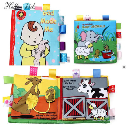 Baby 3D Soft Books Activity Quiet Cloth Book