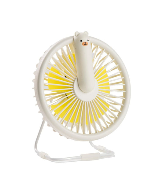 Little Bear Fan Lamp - White