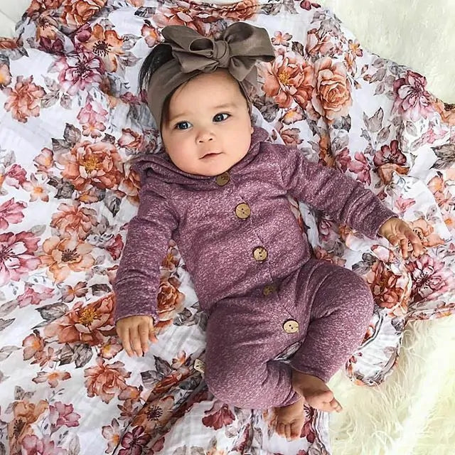 Baby Toddler Hooded Romper