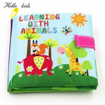 Baby 3D Soft Books Activity Quiet Cloth Book