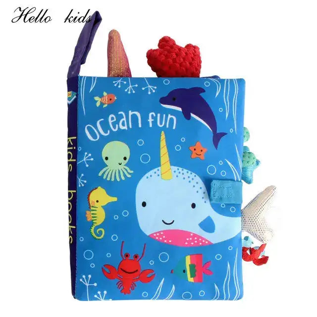 Baby 3D Soft Books Activity Quiet Cloth Book