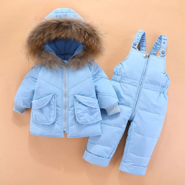 Winter Baby Snowsuit Hooded