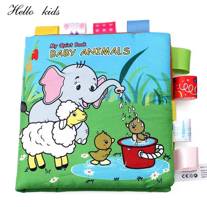 Baby 3D Soft Books Activity Quiet Cloth Book